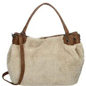ENRICO BENETTI HANDTAS TEDDY OFFWHITE